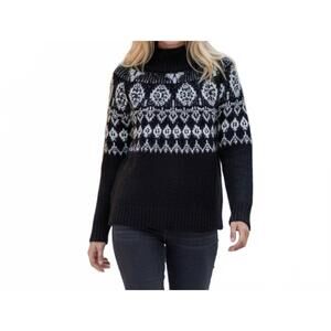 NEW LUCKY BRAND knit sweater in black and white